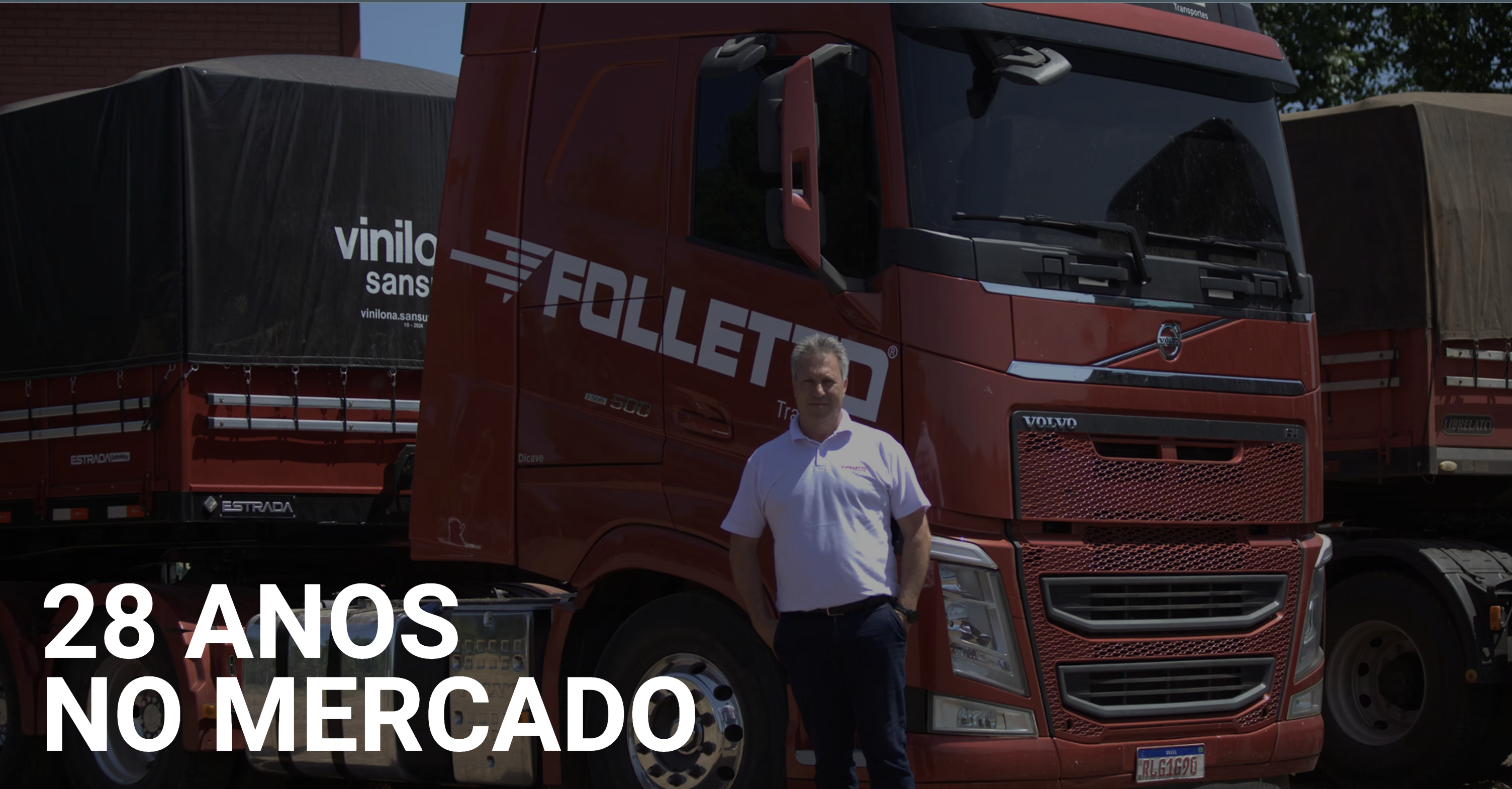 Transportes Folletto · 28 anos no mercado