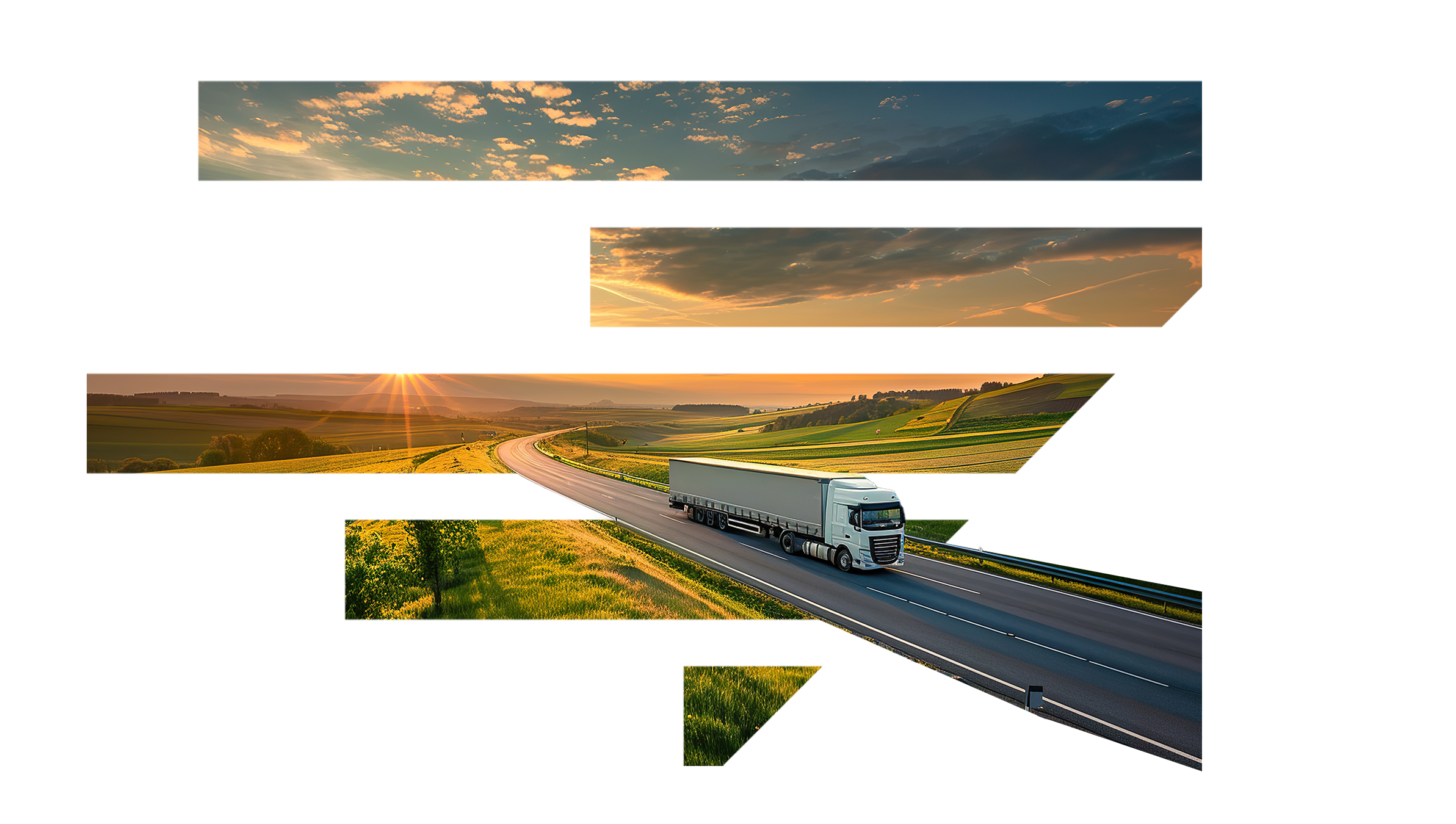 Rodovia por do sol · Folletto